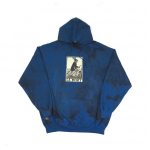 Худи оверсайз ЮНОСТЬ™ «La Mort» - Tie-Dye