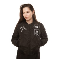 Куртка-бомбер женская ЮНОСТЬ™ «Lucky 13», 50г
