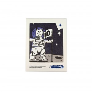 Обложка для паспорта ГЛАВКОСМОС x ЮНОСТЬ «Луна» - Tyvek®